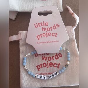 Little words project boy mom bracelet